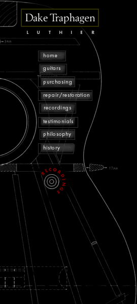 Traphagen Guitar Main Menu